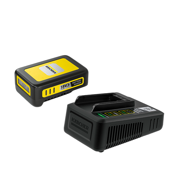 Cargador y batería Kärcher de 18 v 2.5 ah